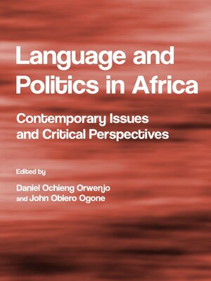 cover image of Language and Politics in Africa
